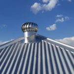 Windmaster Whirlybird installed to a Zincalume Metal roof