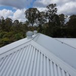 Windmaster Whirlybirds installed to a Colorbond roof