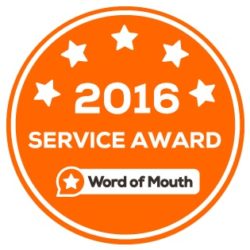 2016 Customer Service Award WordOfMouth.com.au