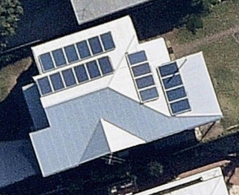 Solar Panel Installation satellite image