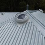 AiroMatic Mains Powered Roof Vents Installed on a Zincalume metal roof