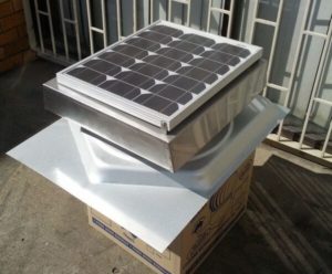 Solar Roof Vent straight out of the box