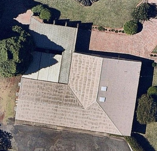 Before Metal Roof Replacement Satellite Image