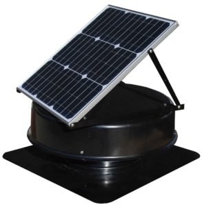 Side view of Solar Roof Vent