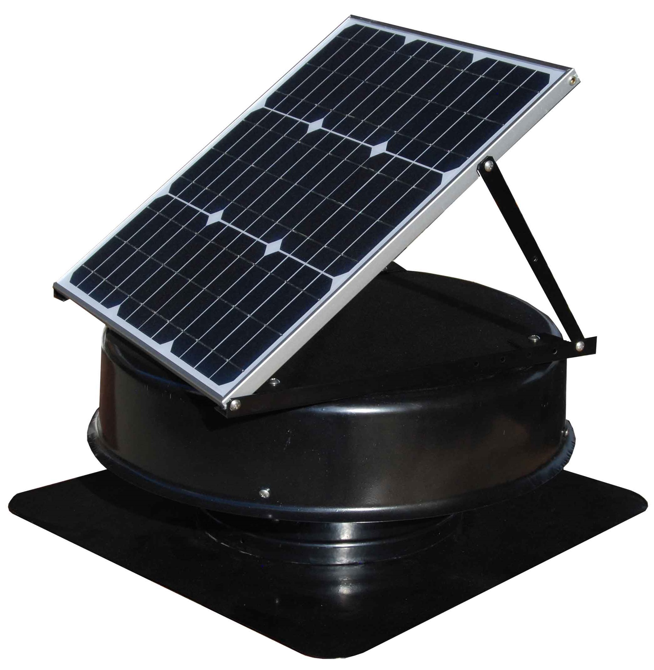 Side view of Solar Roof Vent